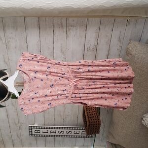 H & M Dusty pink floral dress